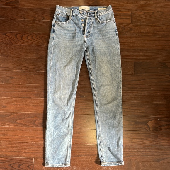 Denim Forum The Yoko High Raise Slim Jean - Picture 3 of 5